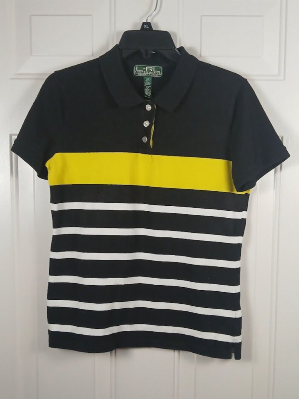 Ralph Lauren Active Women Stripe Top Short Sleeve